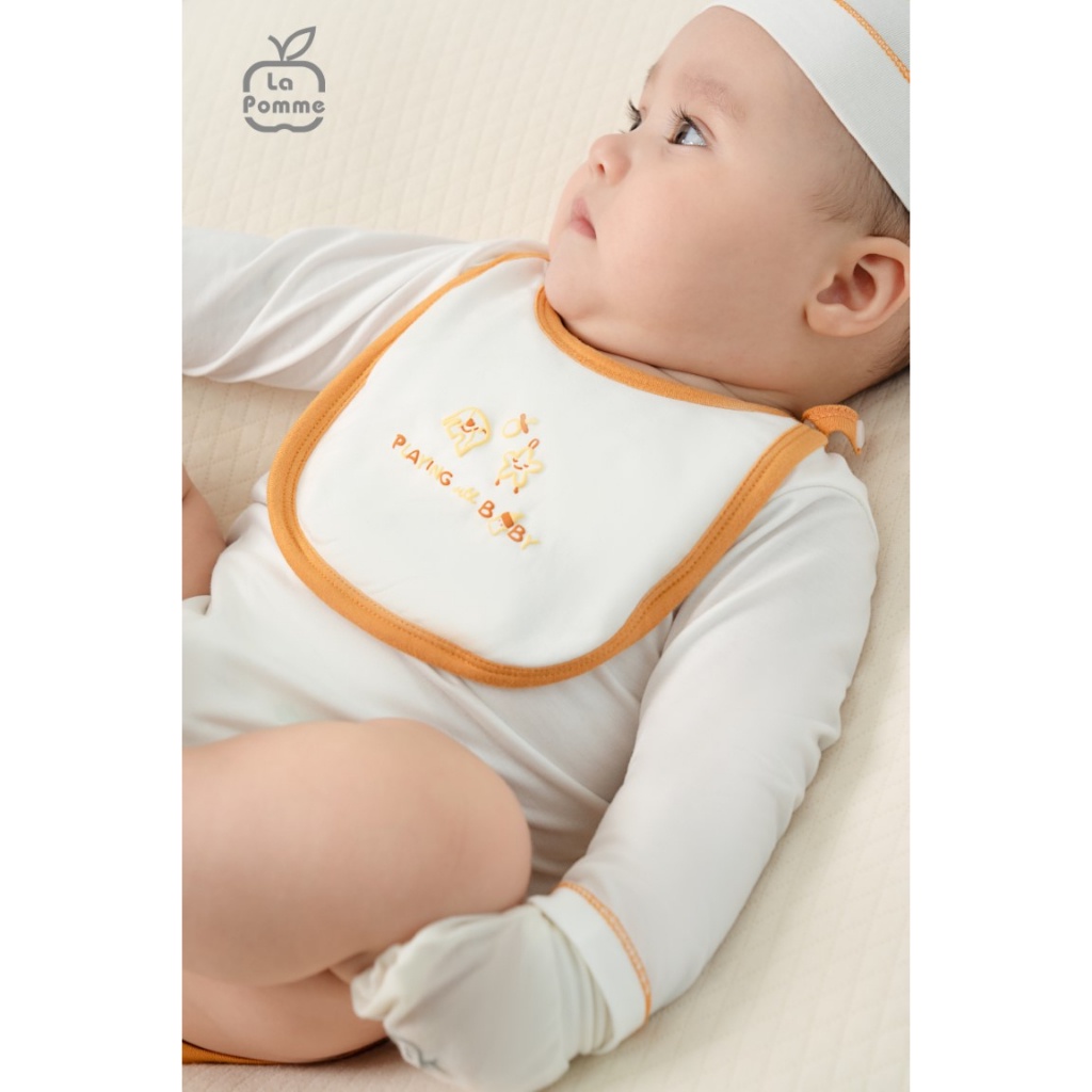 Set bao tay bao chân La Pomme viền màu