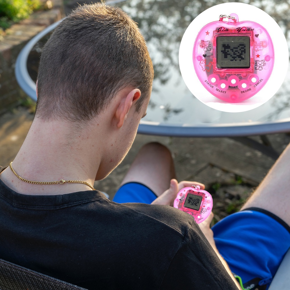 Máy Nuôi Thú Ảo Điện Tử Cầm Tay Màu Sắc Ngẫu Nhiên Vui Nhộn Cho Người Lớn