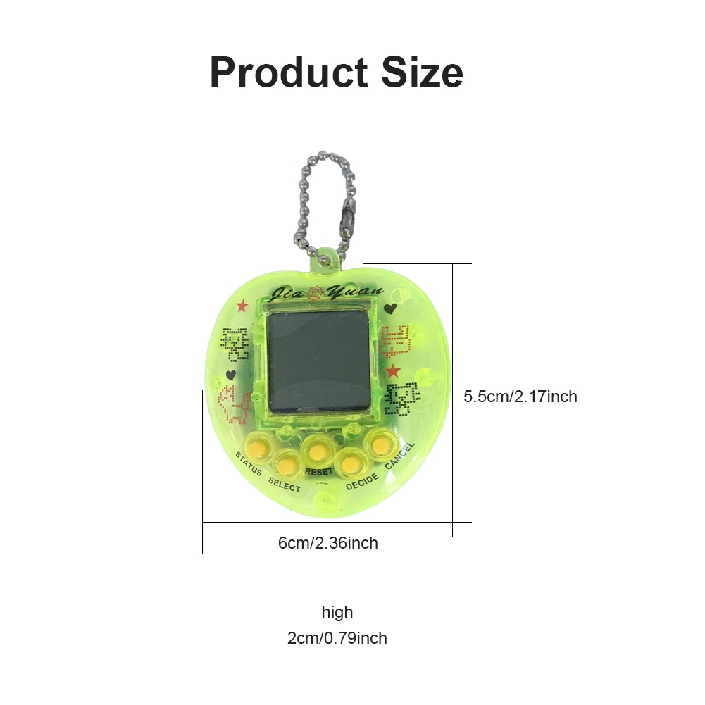 Máy Nuôi Thú Ảo Điện Tử Cầm Tay Màu Sắc Ngẫu Nhiên Vui Nhộn Cho Người Lớn