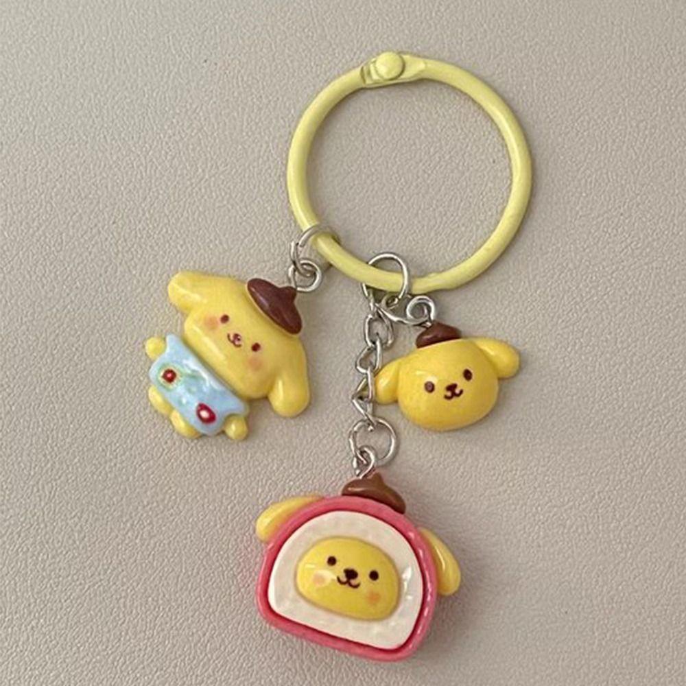 Shanlin Móc Chìa Khóa Họa Tiết Mèo kitty / Cún Kumamoto Dễ Thương Kiểu Hàn Quốc