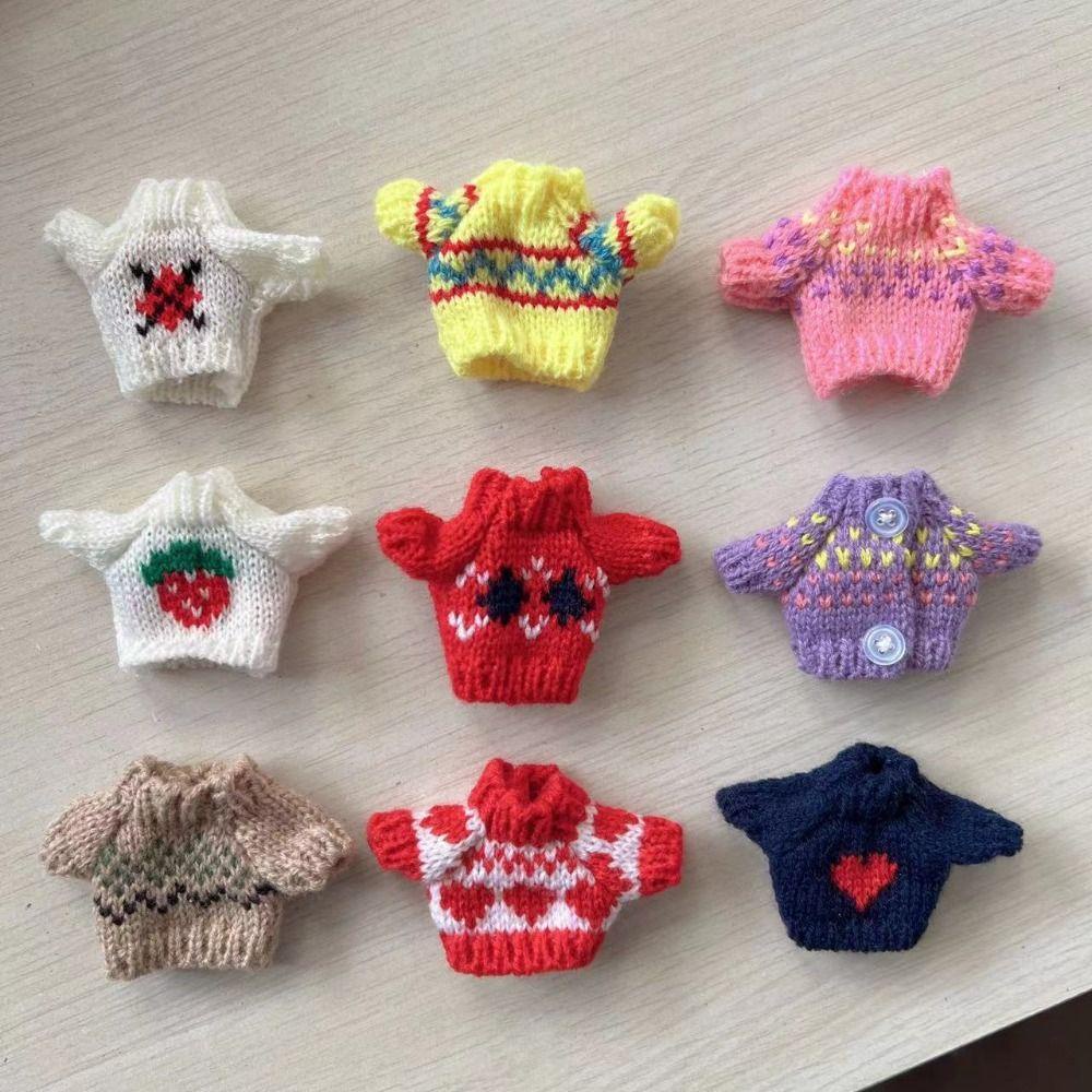 Áo sweater Phong Cách Giáng Sinh Dễ Thương Cho Búp Bê bjd 10cm 16cm / 17cm
