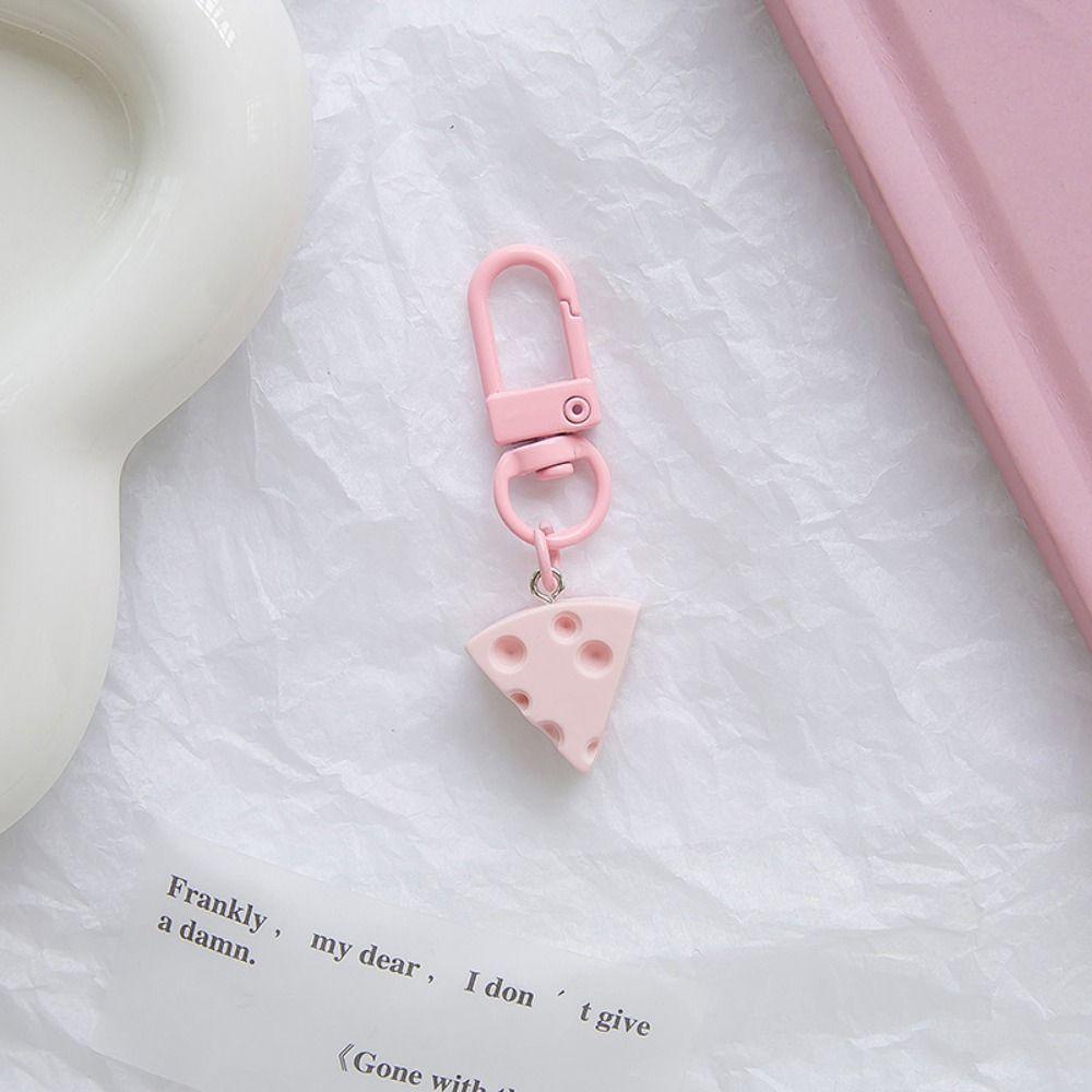 Shanlin Quả Trứng Phô Mai Nhựa resin Dễ Thương Treo Móc Khóa
