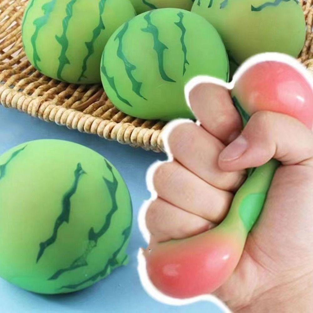 Quillan Đồ Chơi Quả Dưa Hấu Giả mini Đàn Hồi Nhanh Chóng Cho Trẻ Em