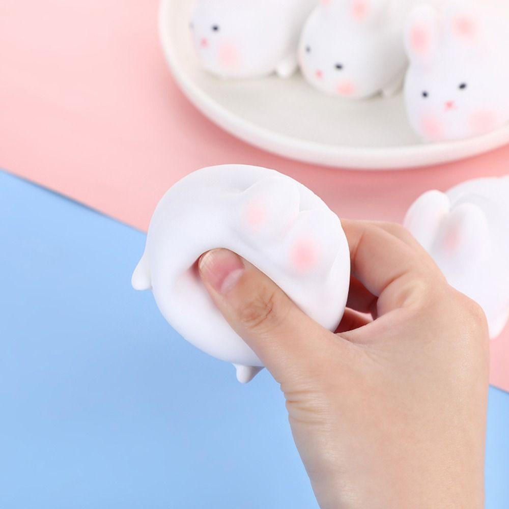 Cordellaub Đồ Chơi Nắn Bóp Đàn Hồi Mềm Mại Hình Thỏ Hoạt Hình Đáng Yêu Cho Bé Trai Và Bé Gái