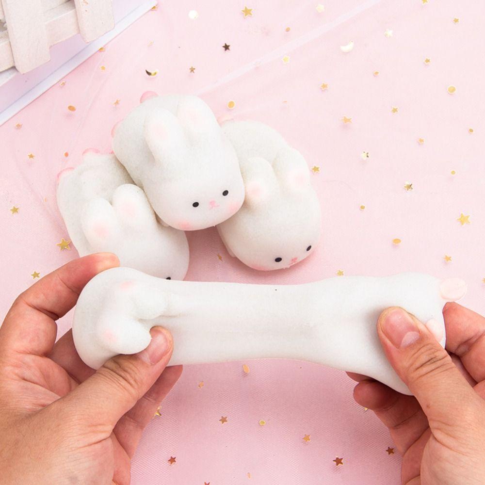 Sjjl Đồ Chơi Bóp Cảm Biến Hình Thỏ Hoạt Hình Bằng Nhựa Đáng Yêu Di Động Cho Bé Trai Và Bé Gái