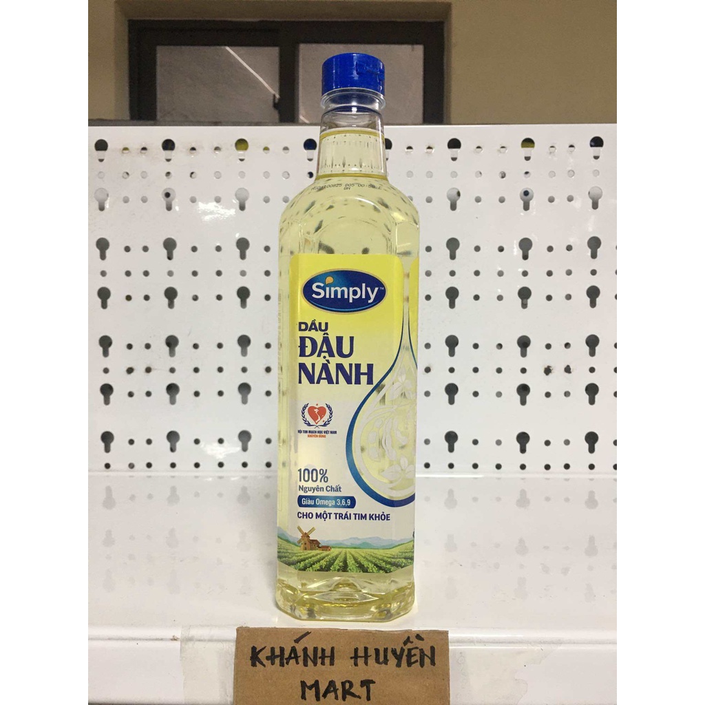 Dầu Ăn Đậu Nành Simply Chai 1L