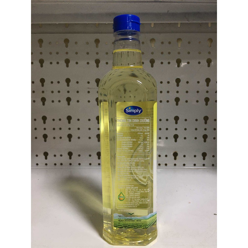Dầu Ăn Đậu Nành Simply Chai 1L