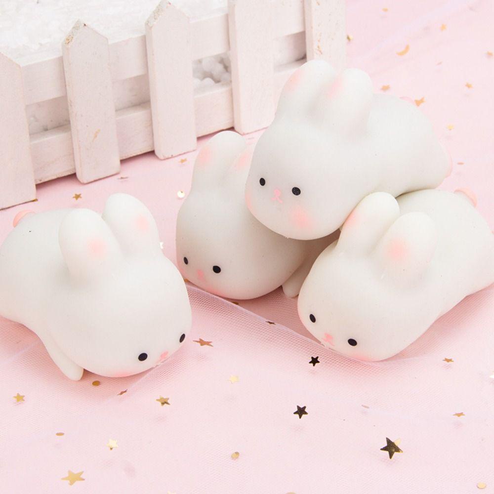 Sjjl Đồ Chơi Bóp Cảm Biến Hình Thỏ Hoạt Hình Bằng Nhựa Đáng Yêu Di Động Cho Bé Trai Và Bé Gái