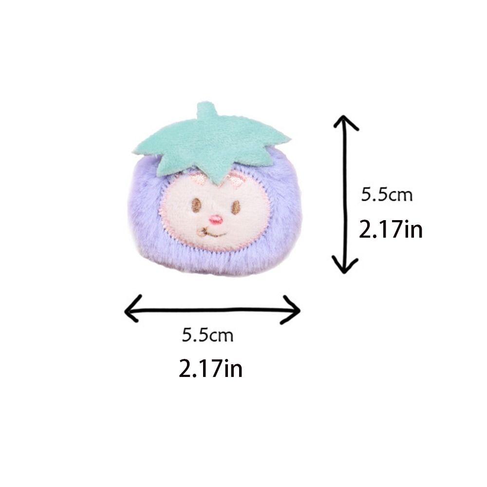 Shanlin Trâm Cài Áo Hình Trái Cây Bằng Vải Lông Nhung Phong Cách Hàn Quốc Cho Tuổi Teen