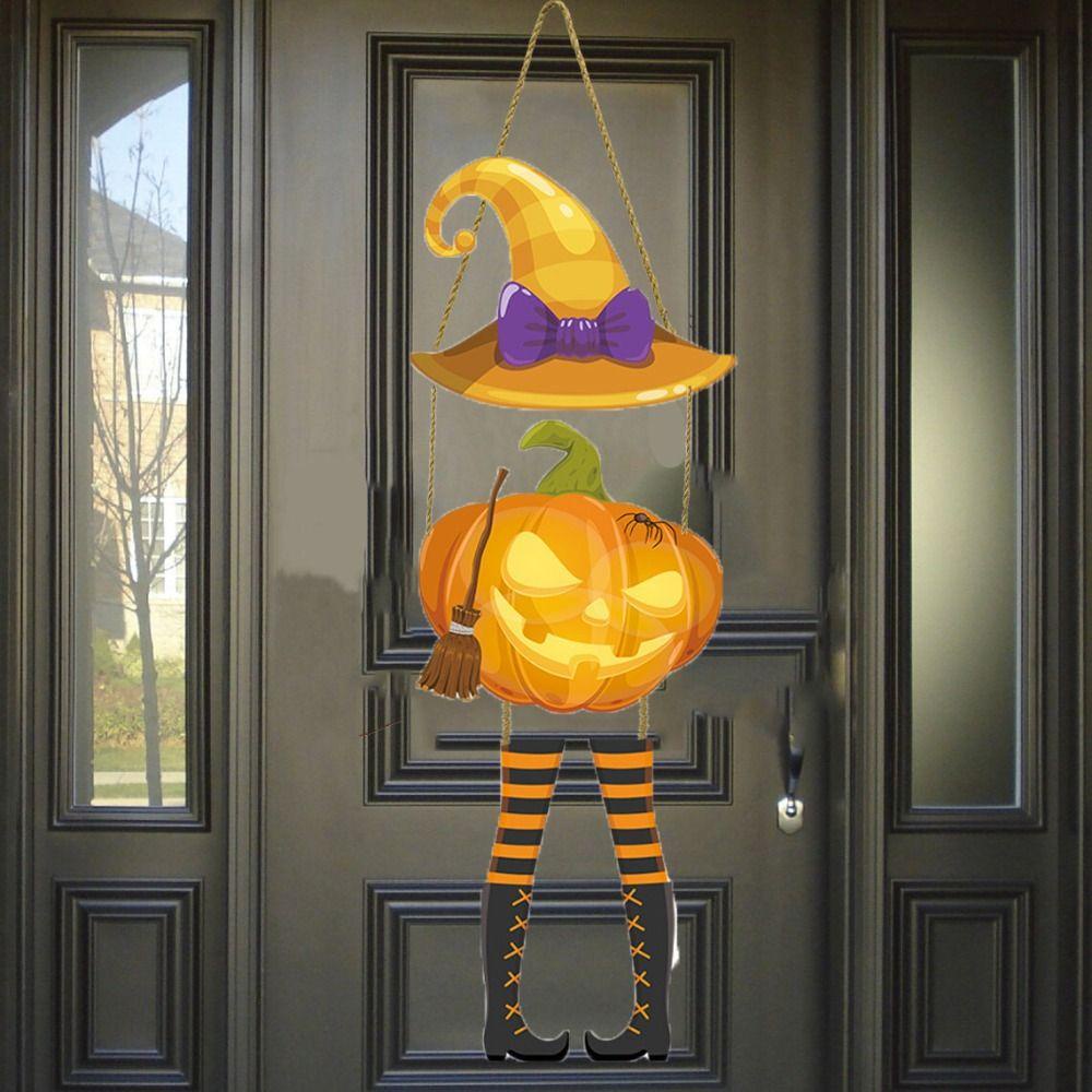 Thẻ Giấy Treo Cửa Trang Trí halloween Có Thể Tái Sử Dụng