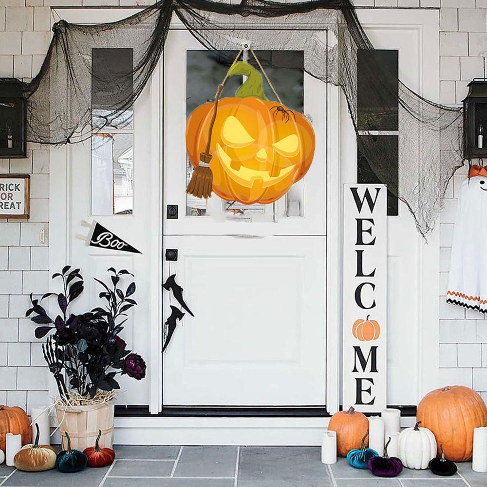 Thẻ Giấy Treo Cửa Trang Trí halloween Có Thể Tái Sử Dụng