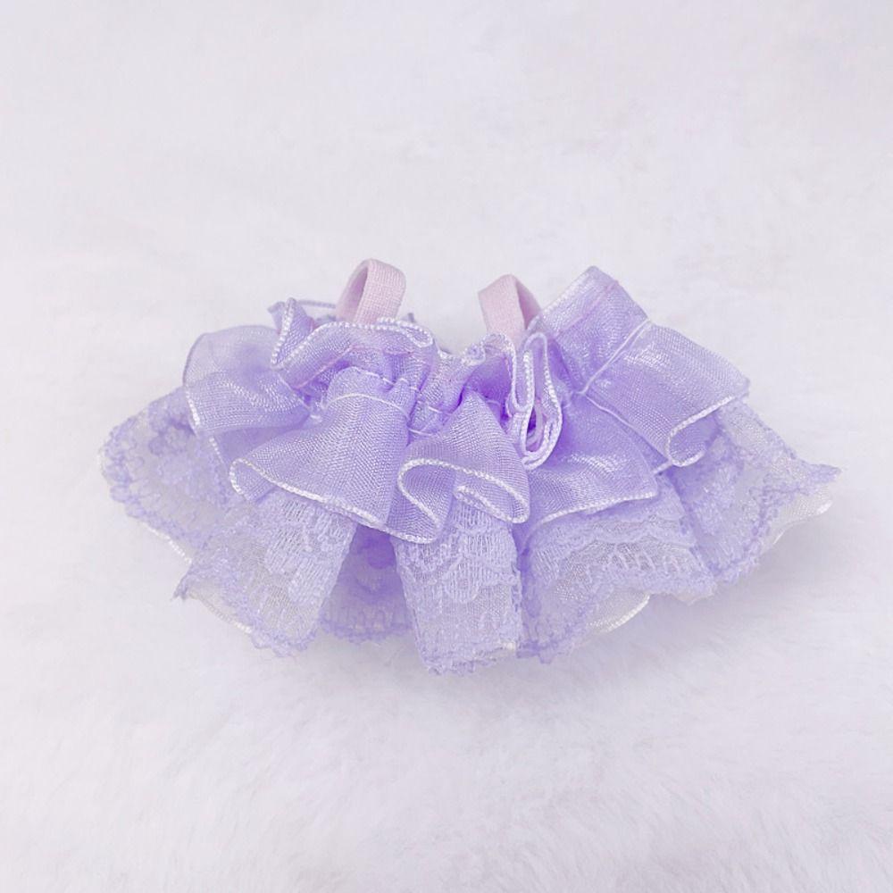 Bộ 12 Đầm Công Chúa Hai Dây Phối Ren Màu Đen 10cm Dành Cho Búp Bê Barbie