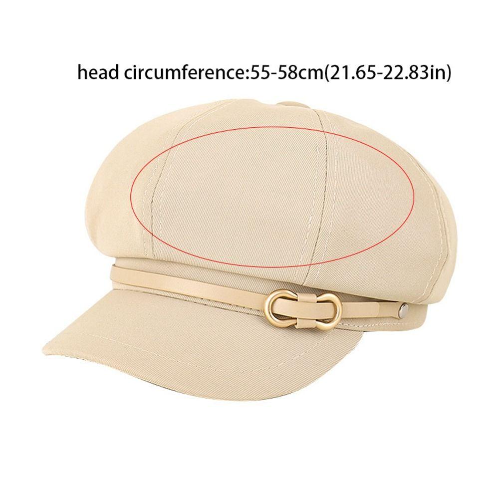 Cordellaub Mũ beret Da Màu Đen Phong Cách Thời Trang Hàn Quốc