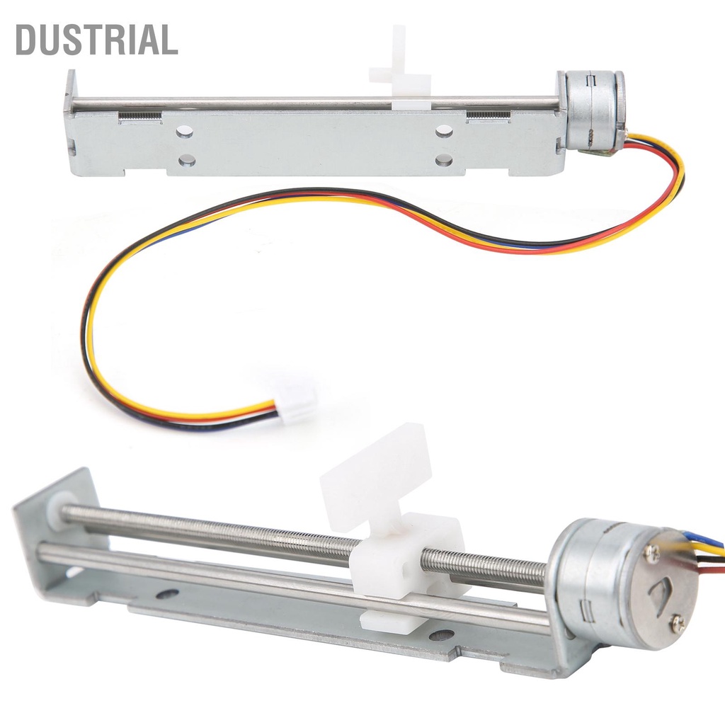 Dustrial Động cơ bước Hành trình tuyến tính có thanh trượt 80mm 2 pha 4 dây Máy khắc laser nhỏ DIY
