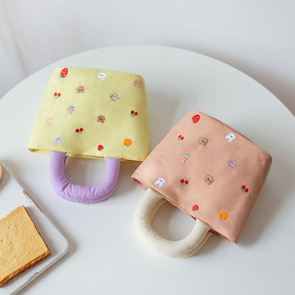 Ofular Túi Xách mini Đựng Điện Thoại Thêu Họa Tiết Thủ Công Thắt Nút Dễ Thương Cho Nữ