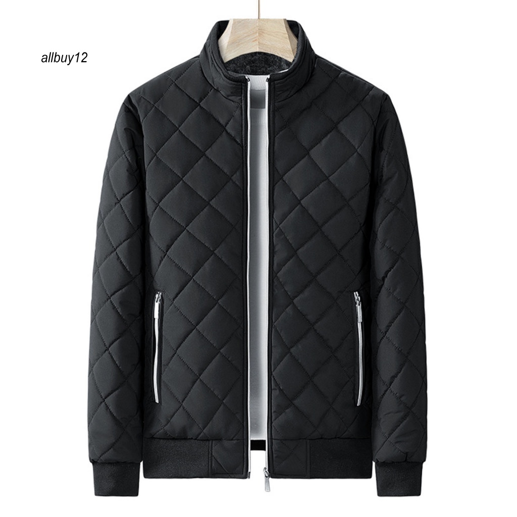 Áo Khoác Phao Lót Lông Cừu Lót Lông Cừu Giữ Ấm Mùa Đông in Nổi Hình Thoi Lót Lót Lót Vải Lông Cừu Cho Nam