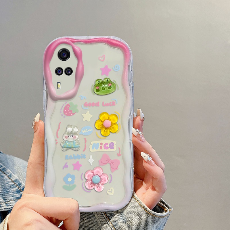 Ốp lưng vivo y53s ốp lưng vivo y51 2020 Ốp Điện Thoại Gắn Búp Bê 3d Xinh Xắn Cho vivo vivo y51 2020 y51a / y53s / y535 / y31 / y33