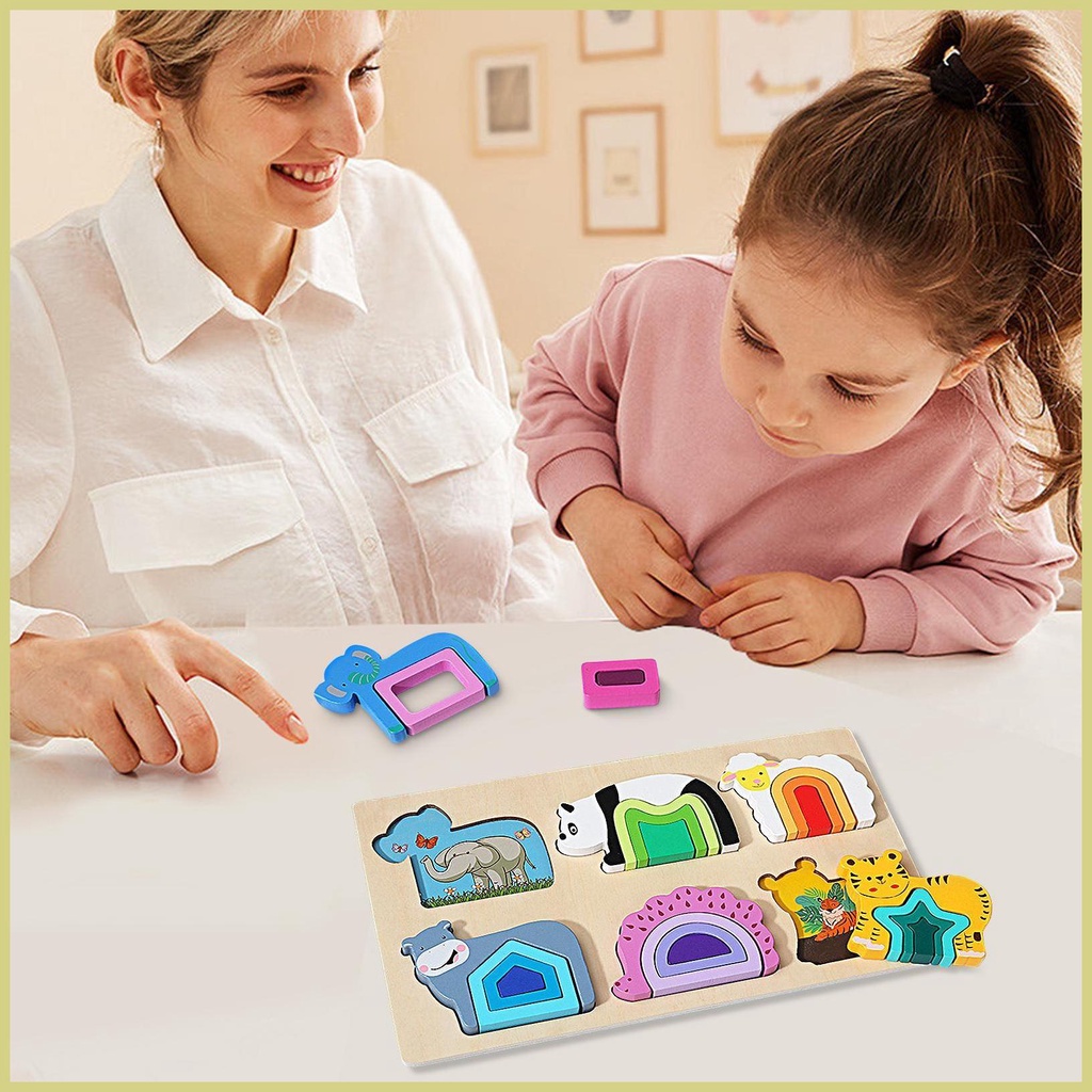 Bộ Đồ Chơi Lắp Ráp Động Cơ Bằng Gỗ Giáo Dục Sớm Cho Bé aseavn