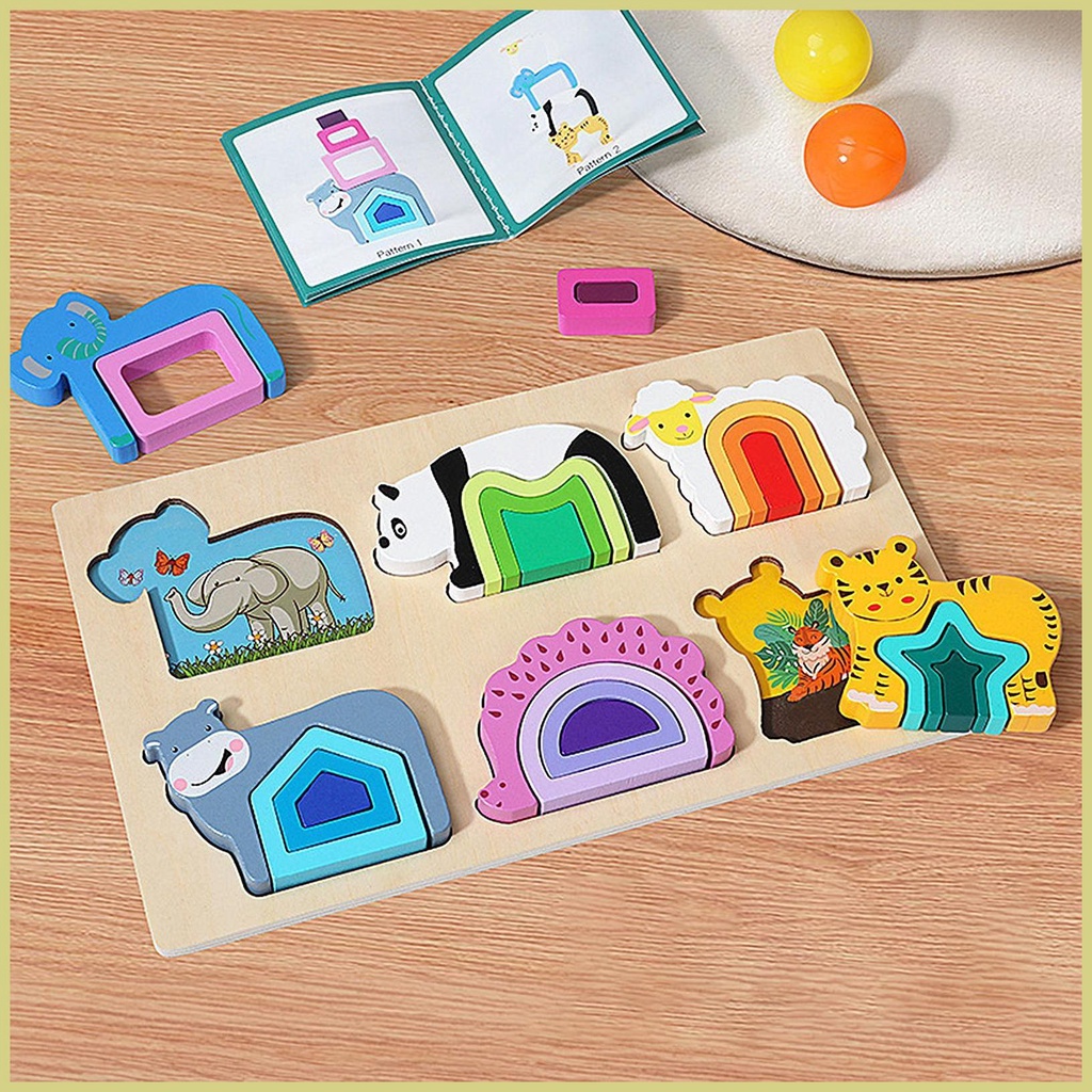 Bộ Đồ Chơi Lắp Ráp Động Cơ Bằng Gỗ Giáo Dục Sớm Cho Bé aseavn