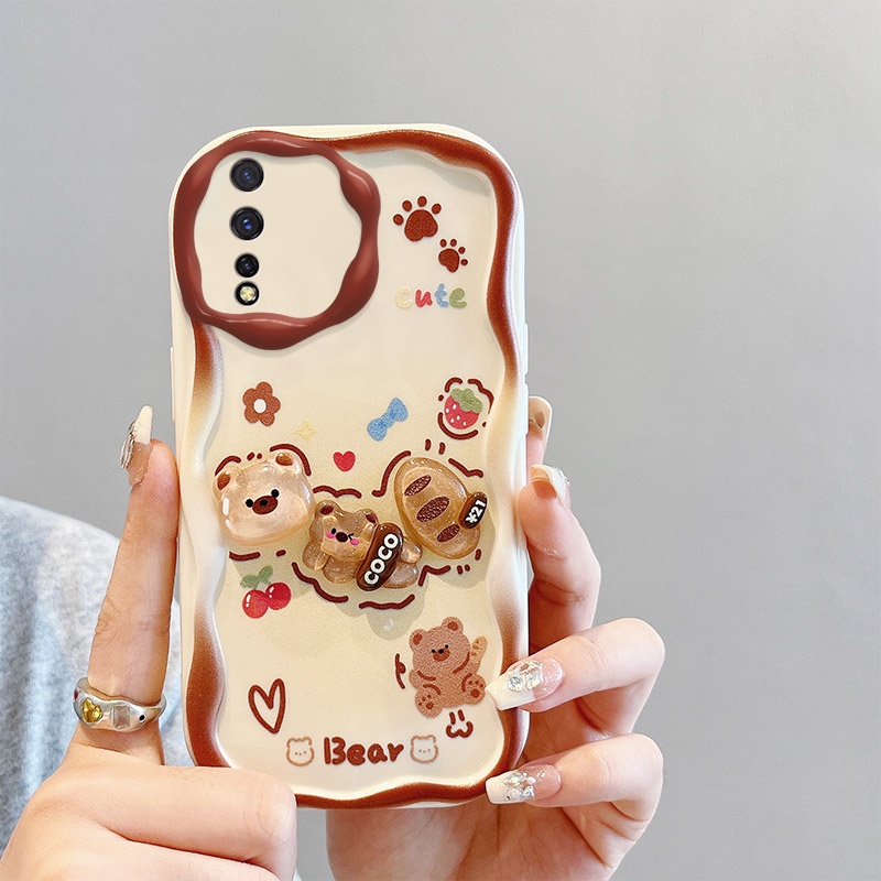 Ốp lưng vivo s1 Ốp Điện Thoại Đính Búp Bê 3d Dễ Thương Cho vivo s1