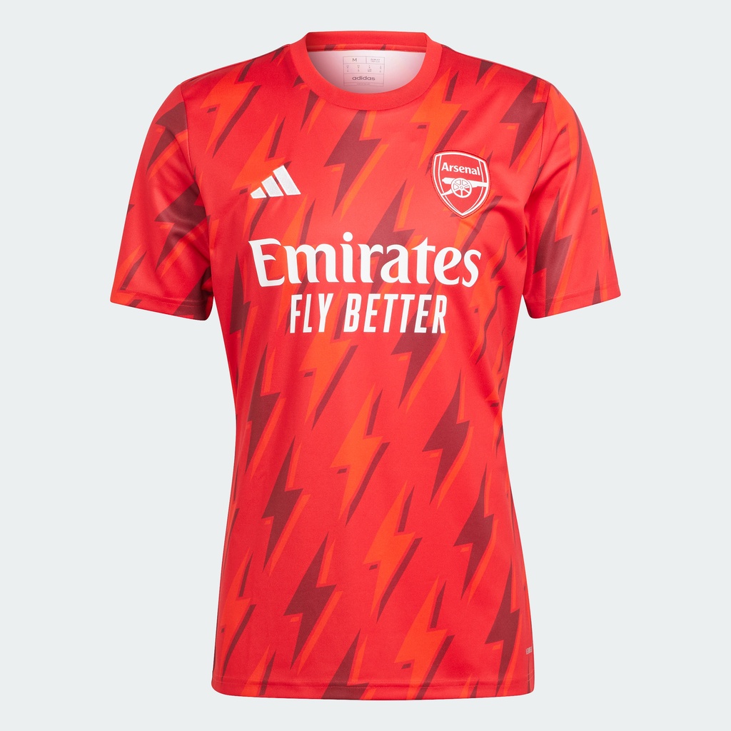 adidas Bóng đá Áo Jersey Trước Trận Arsenal Nam Đỏ HZ2193