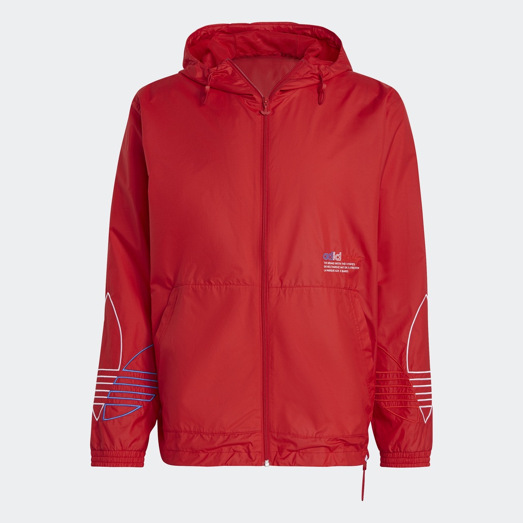 Adidas Phong cách sống Áo Gió Adicolor FTO Nam Đỏ GN3561