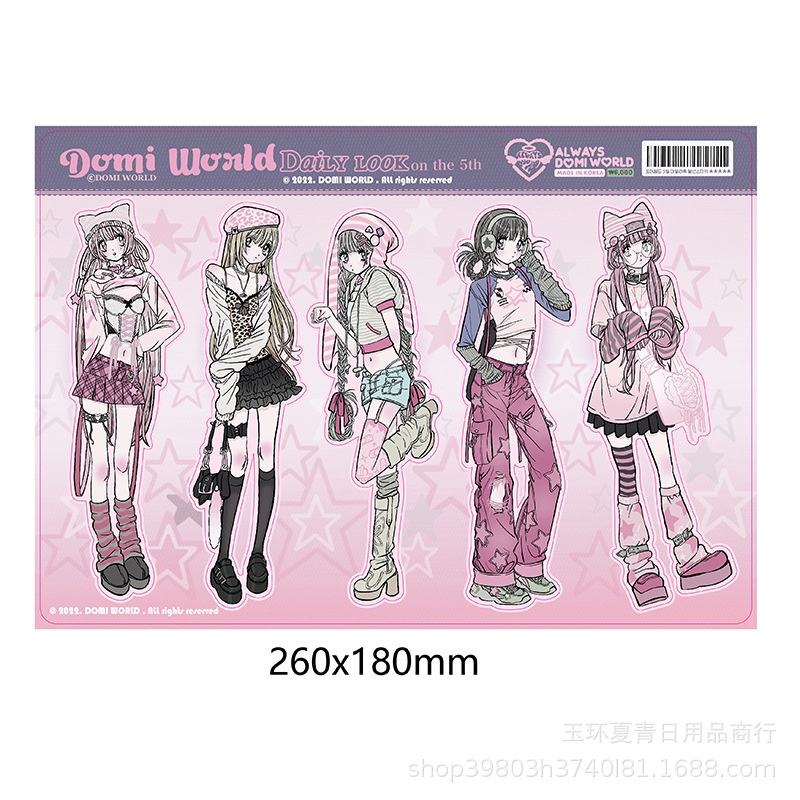 Miếng Dán Trang Trí Điện Thoại / Sổ Tay Kiểu Cao Bồi Hàn Quốc