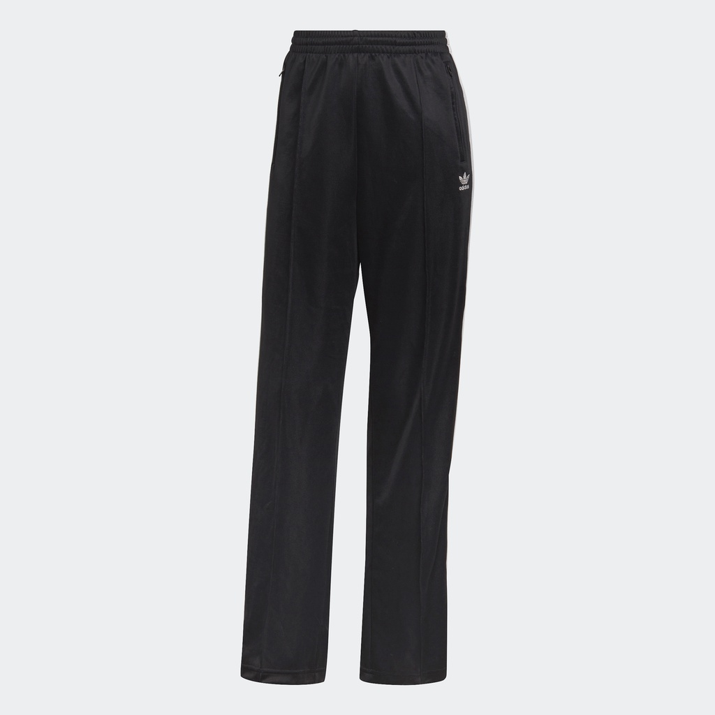 adidas Phong cách sống Track Pants Ống Đứng Vải Bóng Classics Adicolor Nữ Đen HF7528