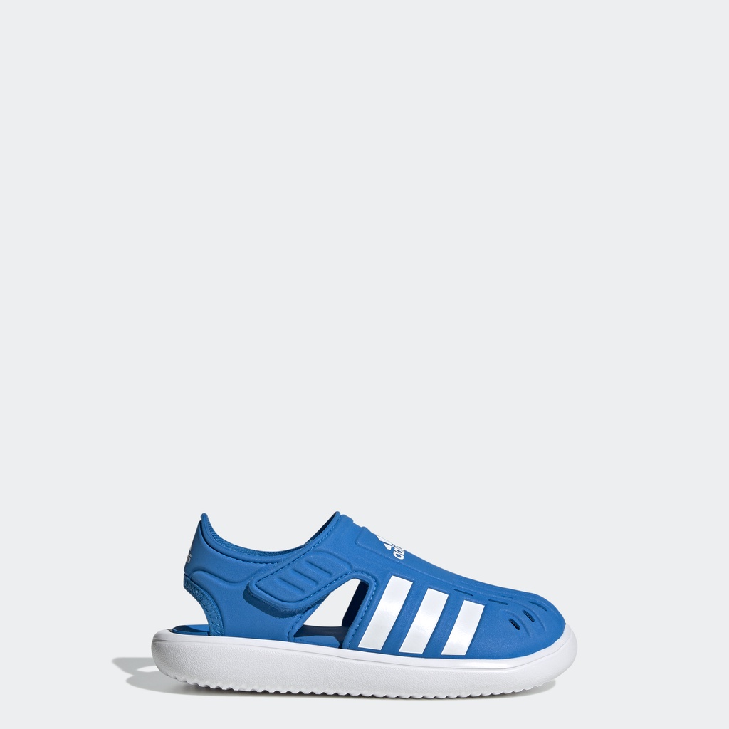 Adidas Bơi lội Dép Sandal Bít Mũi Đi Nước Mùa Hè Trẻ em Màu xanh da trời GW0385