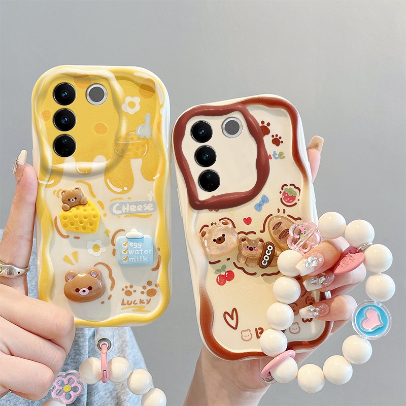 ốp lưng vivo v27e Ốp Điện Thoại Đính Búp Bê 3d Dễ Thương Cho vivo v27e