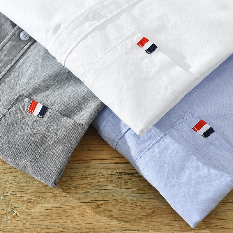 Áo Khoác Sơ Mi cotton Tay Dài Dáng Rộng Thời Trang Cho Nam