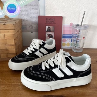 Bonnie Cathy Giày Thể Thao Vải canvas Đế Dày Thời Trang Hàn Quốc