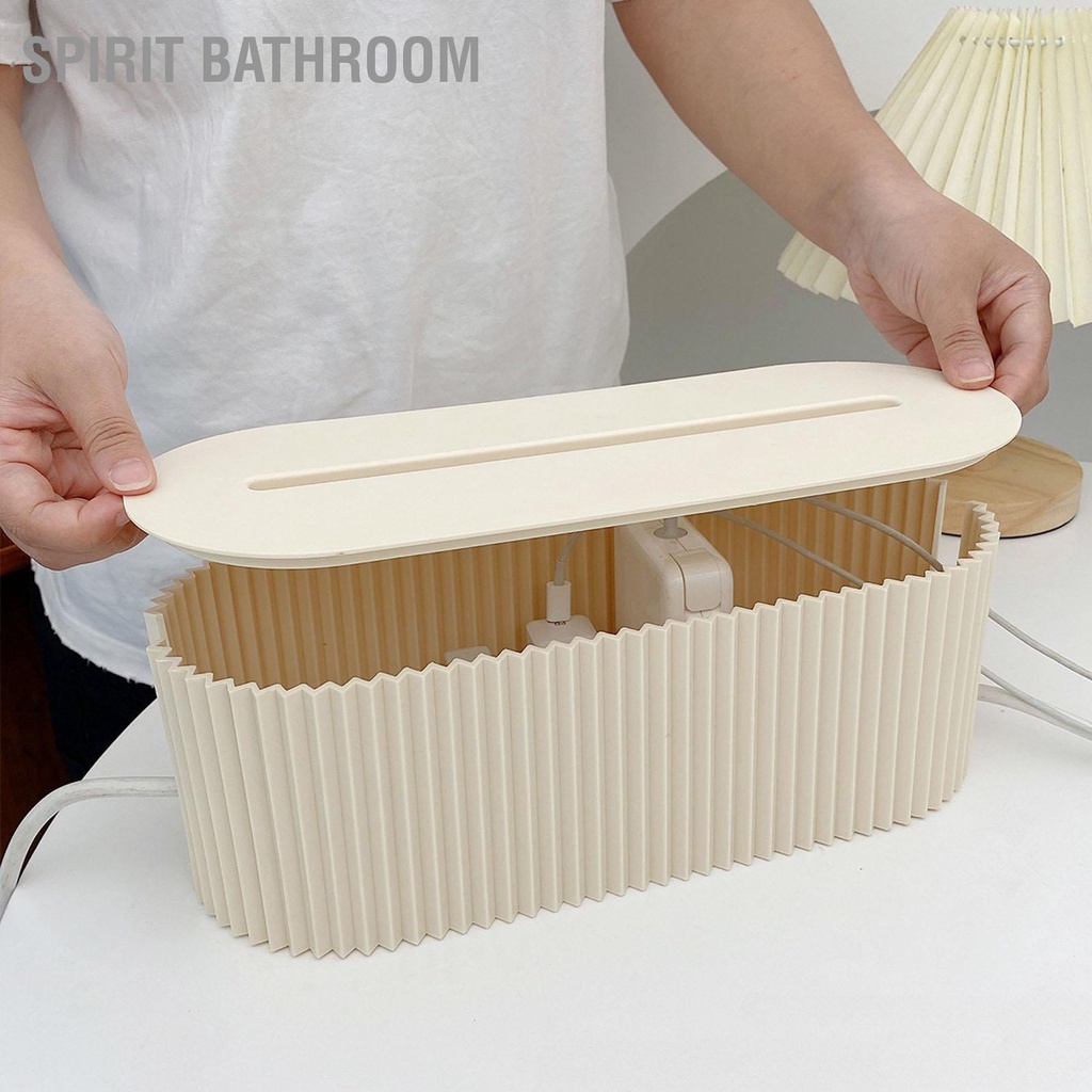 SPIRIT Bathroom Hộp quản lý cáp đựng dây nguồn đơn giản sáng tạo Giá đỡ Ổ cắm hộp lưu trữ