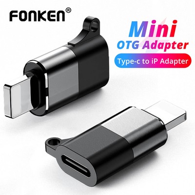 Đầu chuyển đổi OTG mini FONKEN USB-C sang đầu cắm tai nghe Type-C thích hợp cho i-Phone Pad
