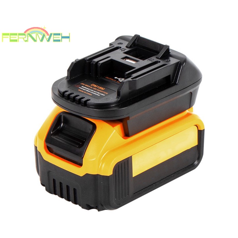 Bộ Chuyển Đổi usb Cho 20v dewalt Dc200 milwaukee m18 makita 18v