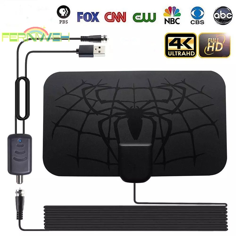 Ăng Ten Kỹ Thuật Số Trong Nhà hdtv Phạm Vi 1500 Dặm dvb-t2 Kênh 4k