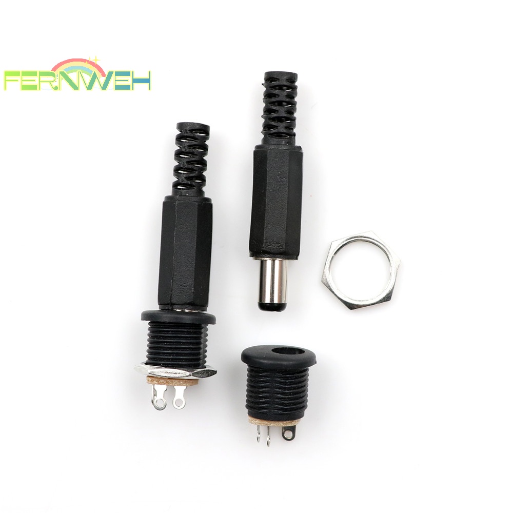 Set 10 Đầu Nối Phích Cắm Nguồn dc 5.5mm x 2.1mm Chuyên Dụng