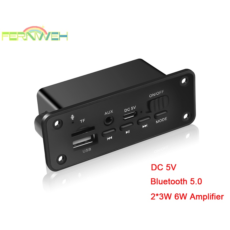 Mô Đun Giải Mã radio fm bluetooth 5.0 mp3 2 * 3w Chuyên Dụng Cho Xe Hơi