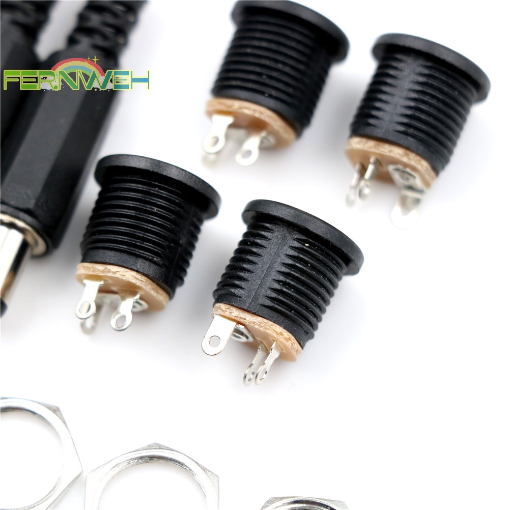 Set 10 Đầu Nối Phích Cắm Nguồn dc 5.5mm x 2.1mm Chuyên Dụng