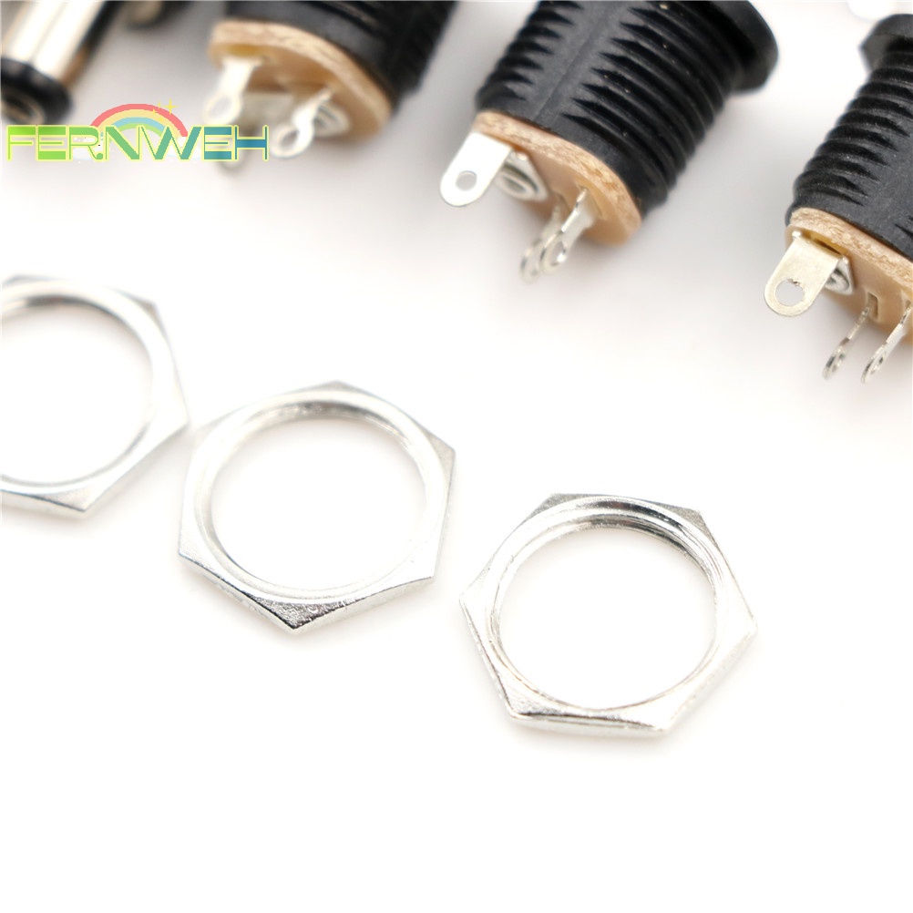 Set 10 Đầu Nối Phích Cắm Nguồn dc 5.5mm x 2.1mm Chuyên Dụng