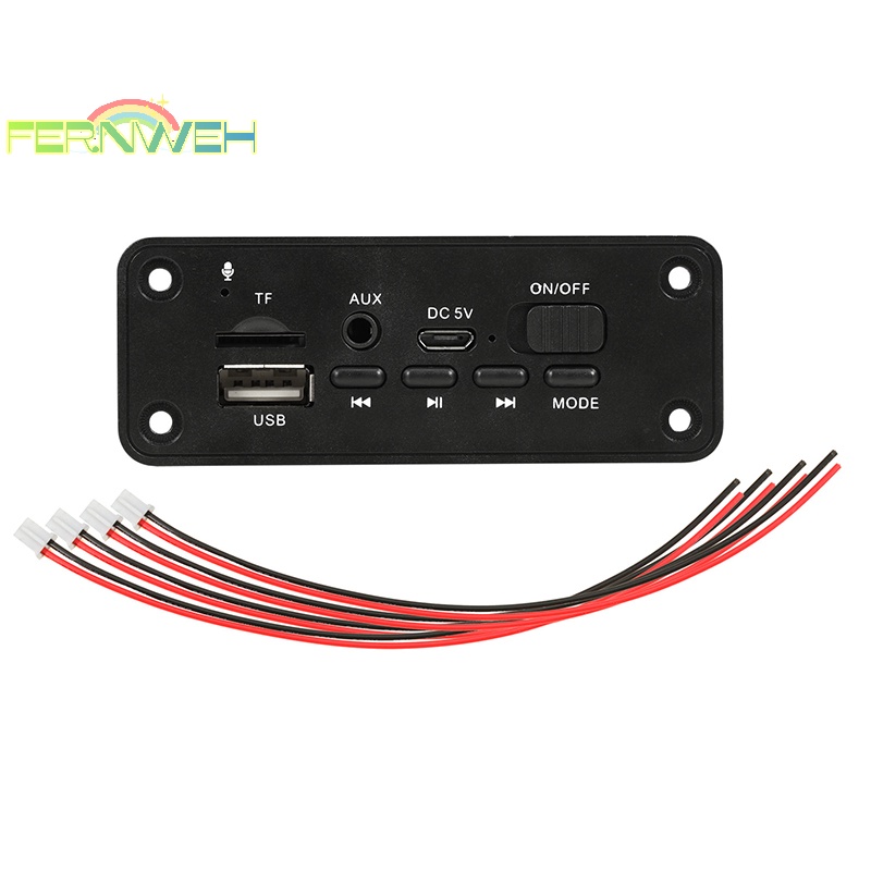 Mô Đun Giải Mã radio fm bluetooth 5.0 mp3 2 * 3w Chuyên Dụng Cho Xe Hơi