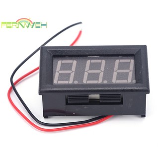 Vôn Kế Kỹ Thuật Số mini dc 0-30v Màu Đỏ Cho Xe Hơi
