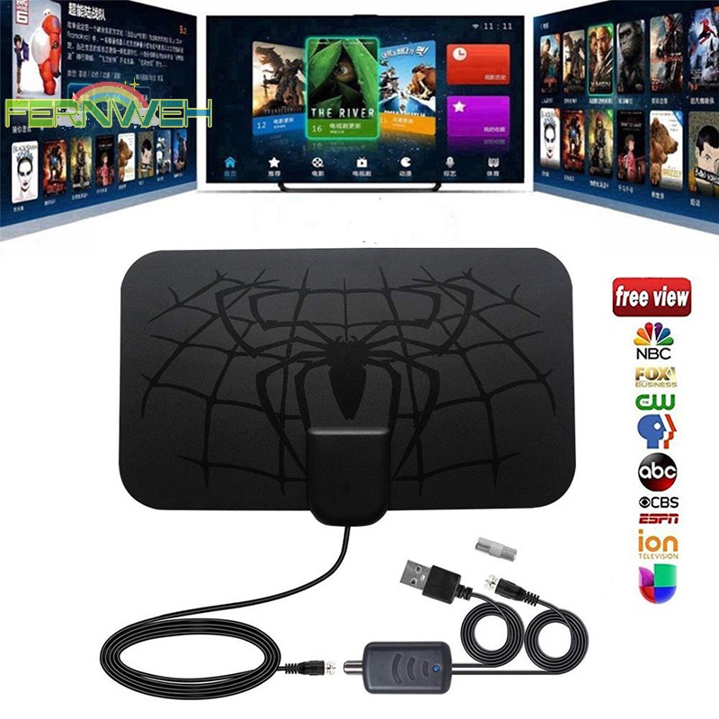 Ăng Ten Kỹ Thuật Số Trong Nhà hdtv Phạm Vi 1500 Dặm dvb-t2 Kênh 4k