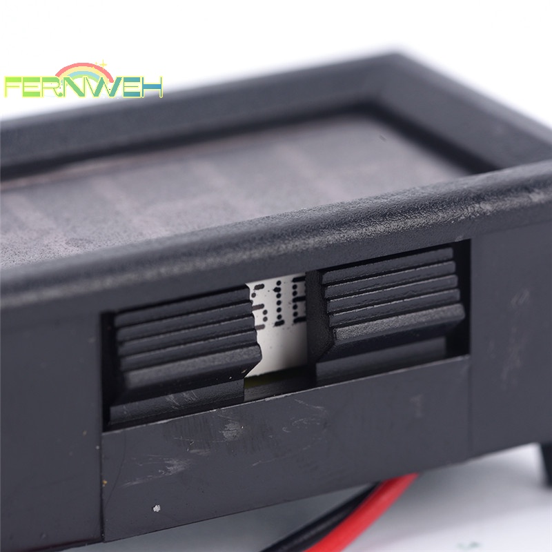 Vôn Kế Kỹ Thuật Số mini dc 0-30v Màu Đỏ Cho Xe Hơi