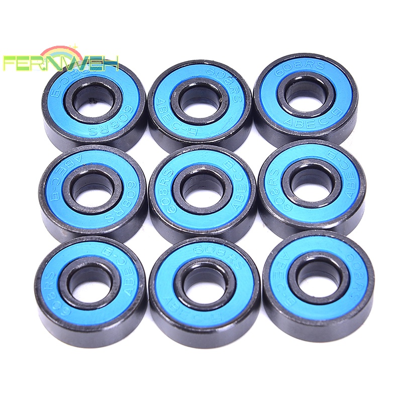 Set 10 Vòng Bi Thép 608 2rs 608rs 608-2rs Chất Lượng Cao