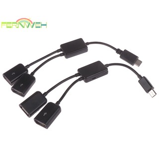 Bộ Chia 2 Cổng micro usb / type c Sang 2 otg Chuyên Dụng