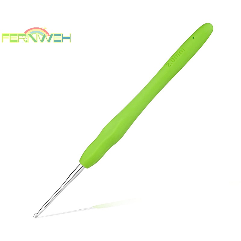 1 Cây Móc Len Tay Cầm Cao Su Mềm 2.0-6.0mm