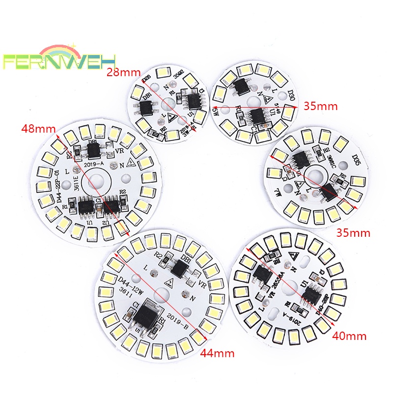 Bảng Mạch smd Tròn smd Đèn led Chuyên Dụng