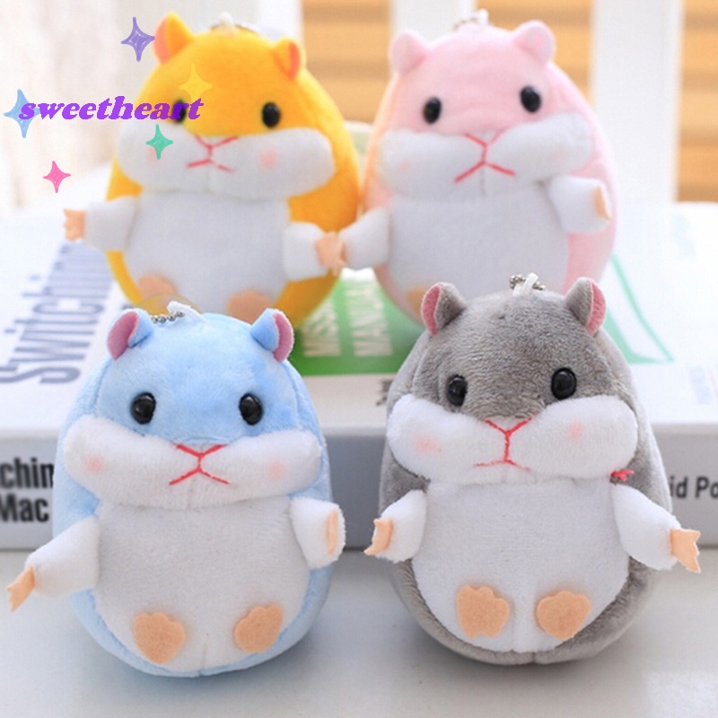 Chuột hamster Nhồi Bông mini 9.5cm Dễ Thương Cho Bé Gái