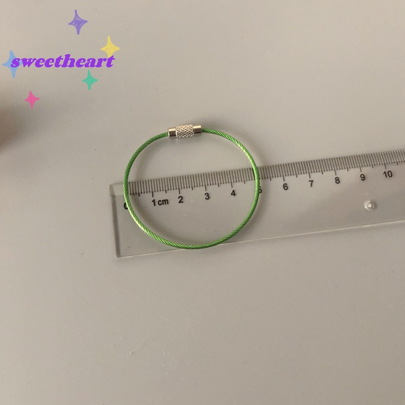 Set 10 Móc Khóa Bằng Thép Không Gỉ Dùng Ngoài Trời